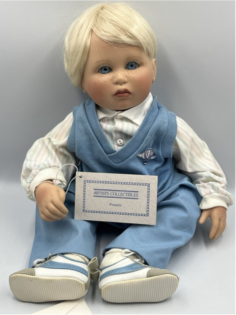 Virginia Ehrlich Turner Doll Vintage Limited #63/1,000 rare boy JUSTIN 1990 SEE
